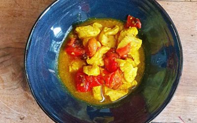 Poulet au curry inspiré par The Lunchbox