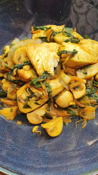 Maurine Duet – wok de poulet inspiration thaï