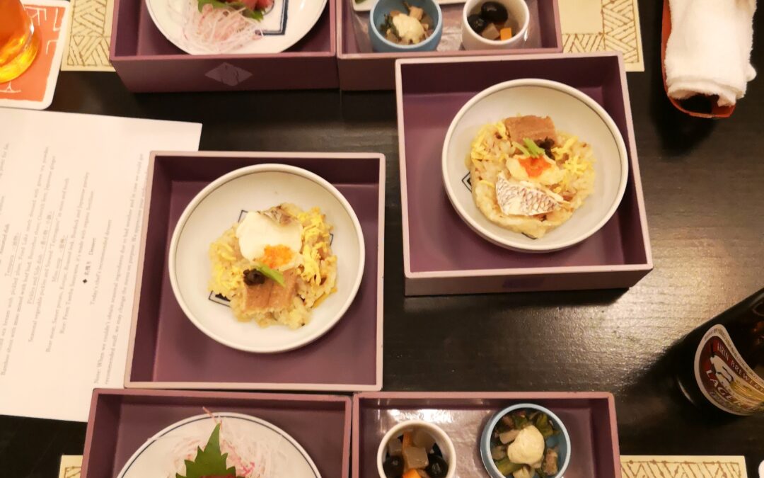 Kaiseki ryôri à Arima Onsen au Japon