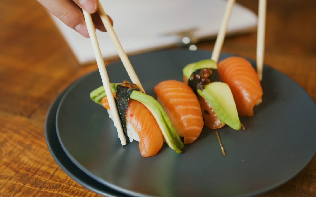 Les sushis Nigiri par paires