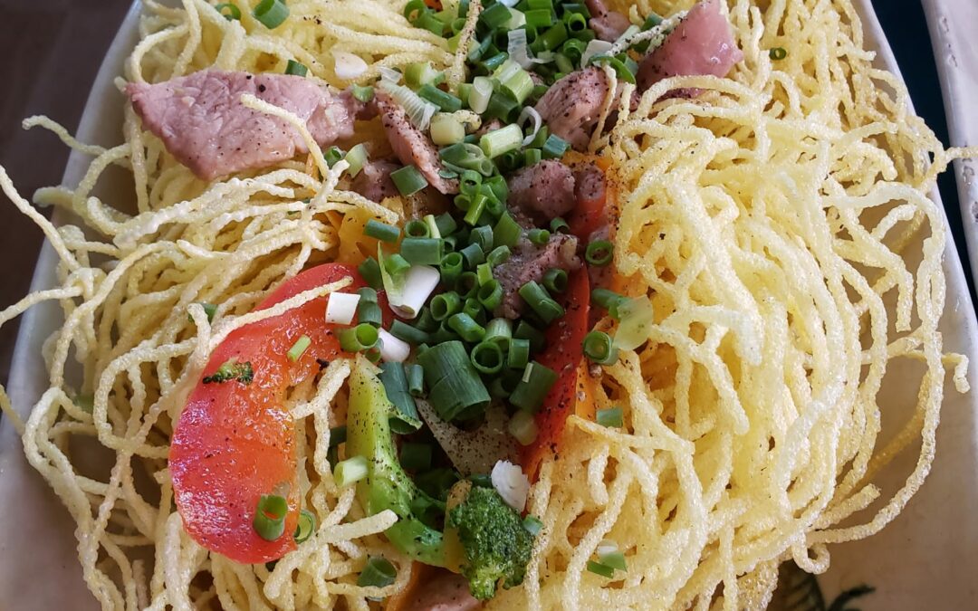 Les nouilles croustillantes