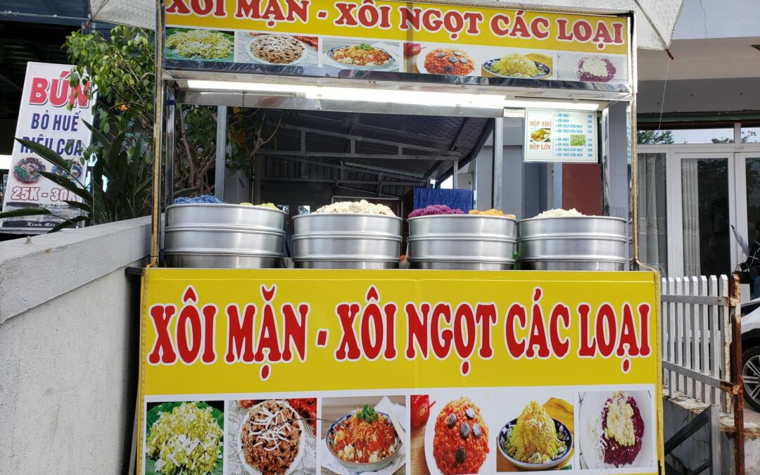 Le riz gluant de toutes les couleurs