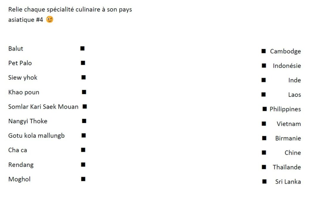 Quelles spécialités aujourd’hui ?