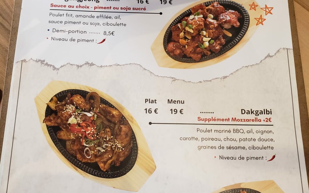 Les plats les plus populaires en Corée du sud (d&rsquo;après Kopain Café)