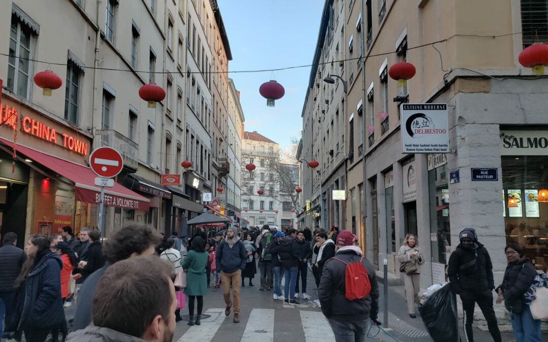 Le passage du Dragon dans les restaurants au Nouvel An
