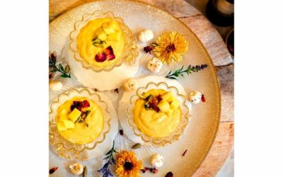 Fox seed mango pudding